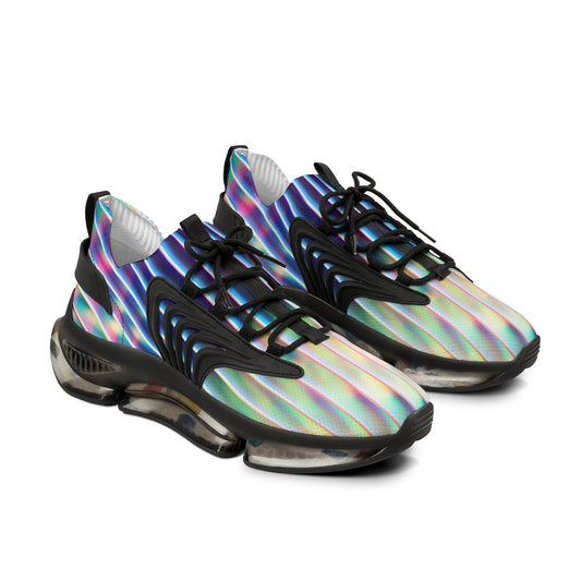 PJ Designs colorful athletic sneakers for men with black accents and cushioned soles
