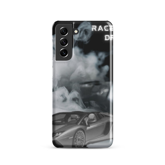 PJ Designs unique snap cases for Samsung Galaxy with smoky luxury sports car design